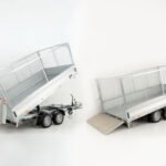 Vezeko Multidreiseitenkipper VMDK35.4 | 210x400cm 3,5t | Ladefläche kippbar | Gitteraufsatz-Neu