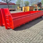 Roll-Off-Container mit roten Doppelflügeltüren (12 m³)-Neu