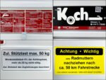 Anhänger mit Plane 105x205cm 750kg | Typ U2 | Flachplane Profi Anthrazit-Neu – Bild 12