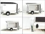 Debon Kofferanhänger C300 Sandwich 148x295cm H:190cm 1,3t | Alu | Polybug | Tür | Klappe | Schwarz-Neu – Bild 9