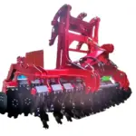 Scheibenegge Fuchs 560-mm-Teller mit Rohrwalze/ Flacheisenwalze mit Hitch