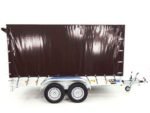 Anhänger mit Plane 150x350cm 2600kg | Typ 8.26 | Hochplane 180cm Schwarz-Neu – Bild 14