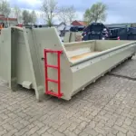 Roll-Off-Container mit grauen Doppelflügeltüren (12 m³)-Neu