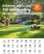 Navimow i105E Mähroboter ohne Begrenzungskabel 500 m², RTK+Vision Rasenmäher Roboter, KI Automatische Kartierung, Virtuelle Begrenzung, Mehrzonen-Management-Neu – Bild 3