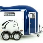 Cheval Liberte Pferdeanhänger GOLD 3|Premium|Pullman 2|Sattelkammer|blau-Neu