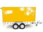 Anhänger mit Plane 150x350cm 2600kg | Typ 8.26 | Hochplane 180cm – Gelb-Neu – Bild 10