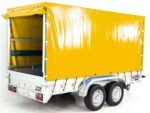 Anhänger mit Plane 150x350cm 2600kg | Typ 8.26 | Hochplane 180cm – Gelb-Neu – Bild 11