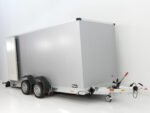 Vezeko Koffer-Absenkanhänger 157x344cm Höhe: 210cm 2,7t | Silber-Neu – Bild 2