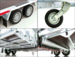 Temared Baumaschinenanhänger Builder 183×400 cm 3,5t | Rampe-Neu – Bild 5