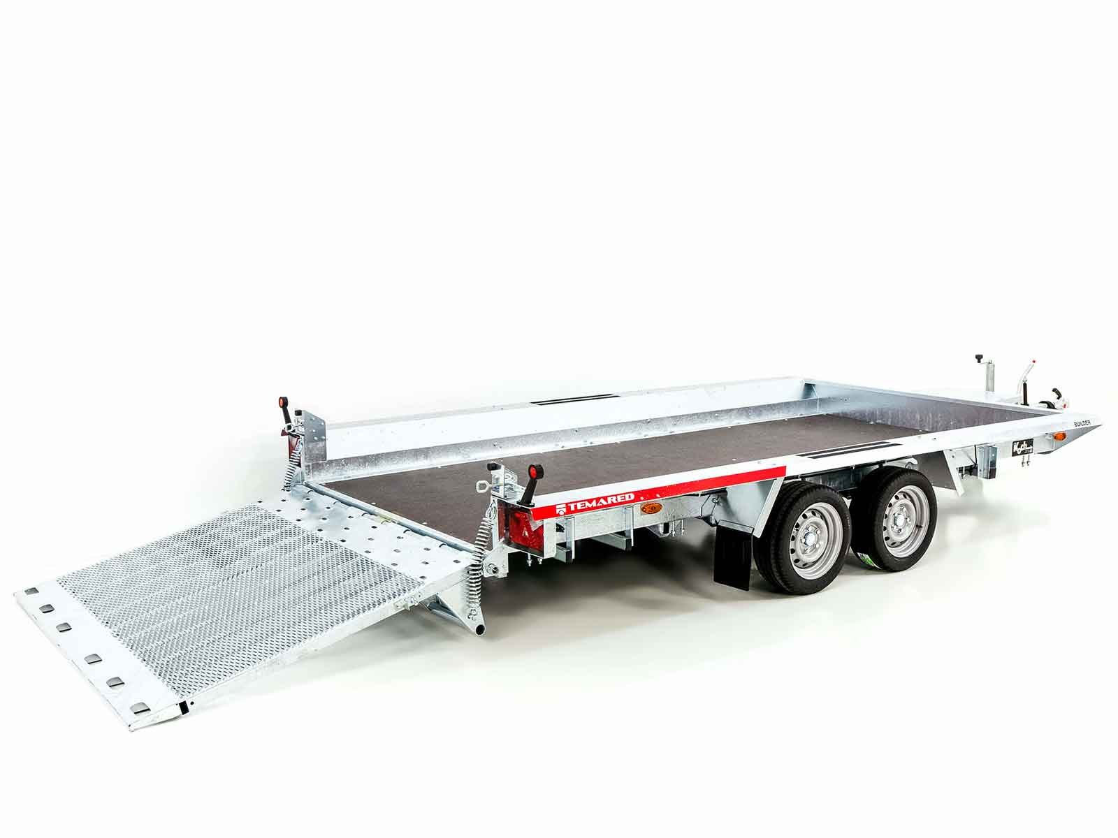8-bauman-2.jpg Temared Baumaschinenanhänger Builder 183×400 cm 3,5t | Rampe-Neu – Bild 1