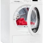 Exquisit TWP903-410 Wärmepumpentrockner – 9 kg, Energieeffizienzklasse D, 15 Programme, leise, Weiß