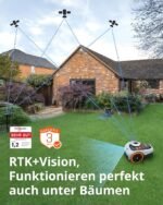 Navimow i105E Mähroboter ohne Begrenzungskabel 500 m², RTK+Vision Rasenmäher Roboter, KI Automatische Kartierung, Virtuelle Begrenzung, Mehrzonen-Management-Neu – Bild 5