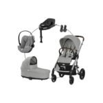 Cybex GOLD Kombikinderwagen Balios S Lux Travel-Set inkl. Babyschale Cloud G und Isofix-Basis Base G