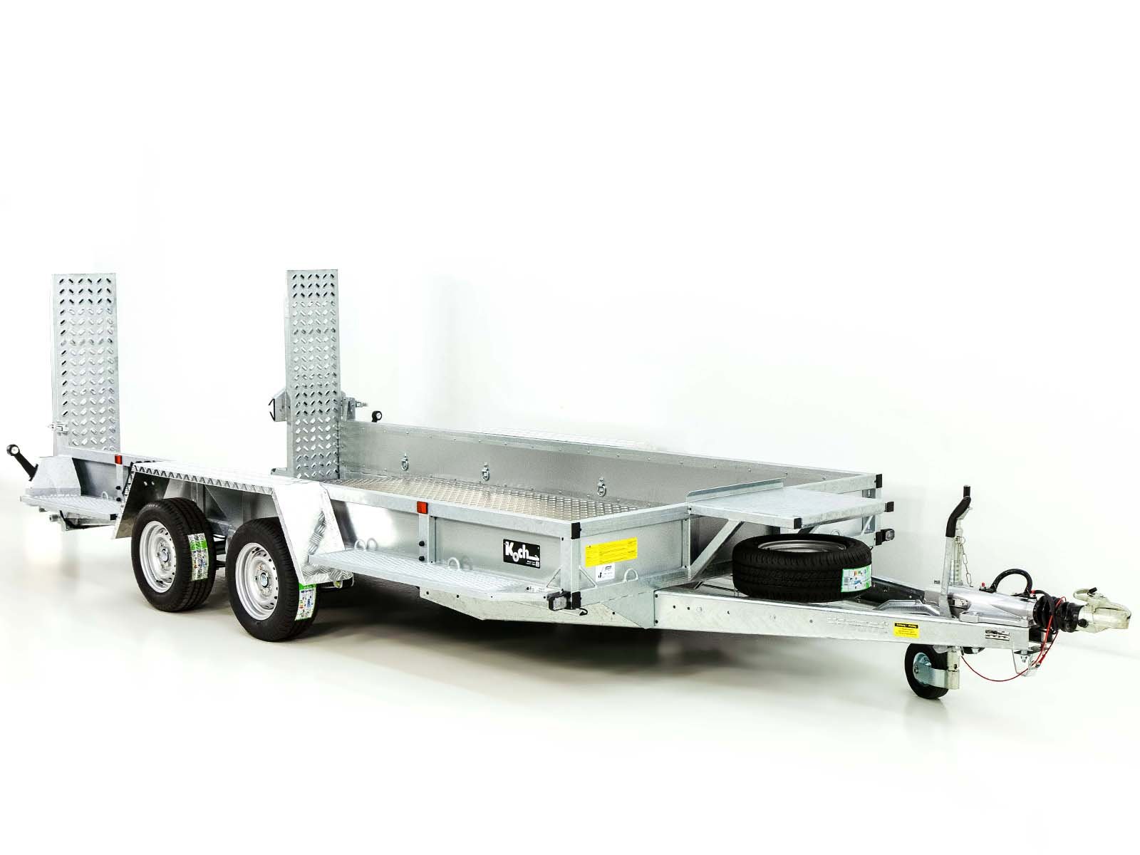 9-arb-5.jpg Variant Baumaschinenanhänger Maxi Load 180×400 3,5t | Einzelrampen | Aluboden | Beavertail-Neu – Bild 1