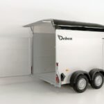 Debon Kofferanhänger C500 164x300cm H:200cm 2,6t|Alu|Polybug|Tür|schwarz-Neu