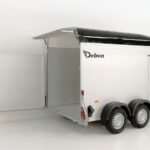 Debon Kofferanhänger C500 164x300cm H:200cm 2,0t|Alu|Polybug|Tür|schwarz-Neu