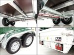 Anhänger mit Plane 150x350cm 2600kg | Typ 8.26 | Hochplane 180cm – Grün-Neu – Bild 11