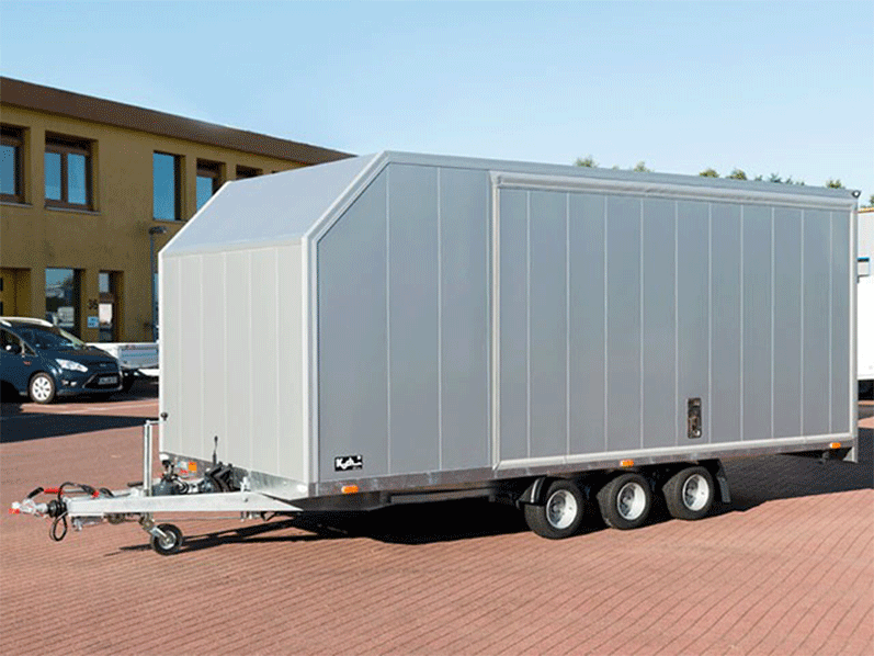 ABZNZ.png Vezeko Autotrailer Cargo Race Master H210cm 3,5t|E-Winde|silber-Neu – Bild 1