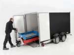 Vezeko Koffer-Absenkanhänger  Höhe:210cm 2,7t|schwarz-Neu