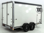 Henra Kofferanhänger Boxvan black 183x365cm H:190 2,7t|Türe-Neu