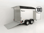 Debon Kofferanhänger Cargo  H:200cm 2,0t|Alu|Polybug|Tür|schwarz-Neu