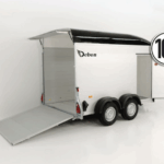 Debon Kofferanhänger Cargo  H:200cm 2,0t|Alu|Polybug|Tür|schwarz-Neu