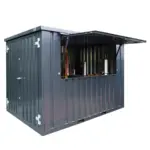 Bar Container 3×2 Meter Anthrazit RAL 7016-Neu