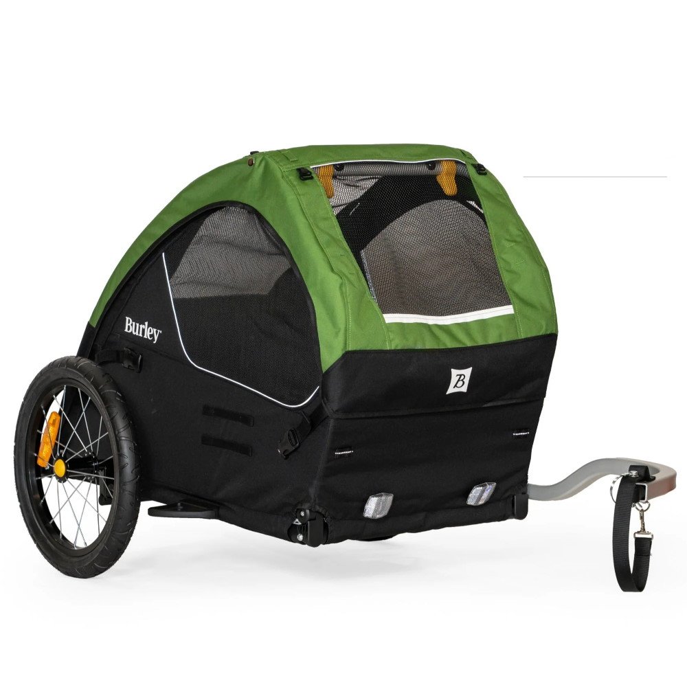 Burley-Tail-Wagon-Fahrradanhaenger-fuer-Hunde-gruenschwarz-.jpg Burley Hundeanhänger Tail Wagon – Bild 1