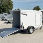 Debon C255 V2 Wabenkern 750kg Kofferanhänger Weiss mit Seitentür Cheval Liberté