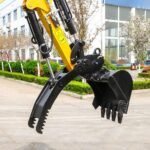 Minibagger „Bobmaster Premium“ – Diesel, 1200 kg mit Knickarm + Joystick-Steuerung-Neu – Bild 12