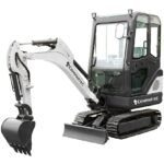 Minibagger „Bobmaster Premium“ – Diesel, 1200 kg mit Knickarm + Joystick-Steuerung-Neu
