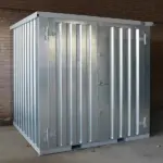 Lagercontainer 2×2 Meter Galvanisiert Doppeltür Kurze Seite-Neu – Bild 3