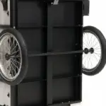 Roland Carrie M.e. mit Bordwand Fahrrad Lasten-Fahrradanhänger – Grau – Bild 6