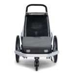 Croozer Kid Keeke 1 Kinder-Fahrradanhänger – Mountain grey – Bild 4