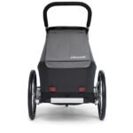 Croozer Kid Keeke 1 Kinder-Fahrradanhänger – Mountain grey – Bild 6