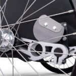 Croozer Kid Keeke 1 Kinder-Fahrradanhänger – Mountain grey – Bild 9