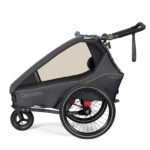 Qeridoo Kidgoo2 Kinder-Fahrradanhänger (2023) – Steel Grey – Steel Grey