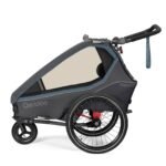 Qeridoo Kidgoo2 Kinder-Fahrradanhänger (2023) – Navy Blue – Navy Blue