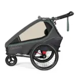 Qeridoo Kidgoo2 Kinder-Fahrradanhänger (2023) – Ivy Green – Ivy Green