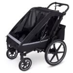 ABC Design Tour Fahrradanhänger für Kinder – Schwarz – Schwarz
