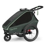 Qeridoo Kidgoo1 Kinderanhänger fürs Fahrrad – Forest Green – Forest Green