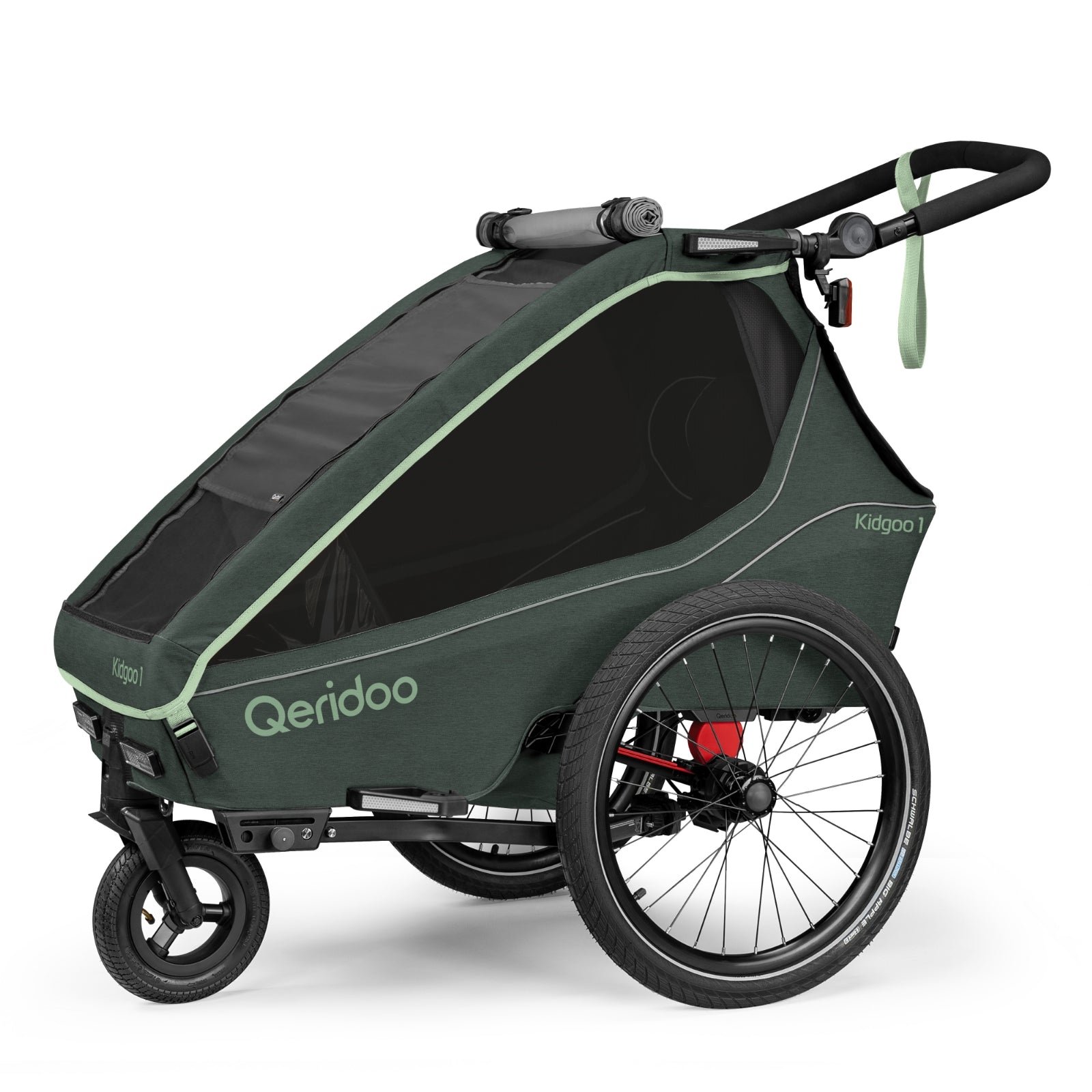 F2825_1.jpg Qeridoo Kidgoo1 Kinderanhänger fürs Fahrrad – Bild 1