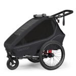 Qeridoo Kidgoo1 Kinderanhänger fürs Fahrrad – Phantom Grey – Phantom Grey