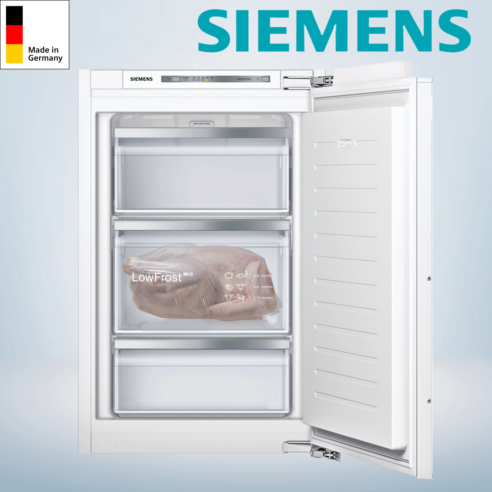 GI21VADD0.png Siemens GI21VADD0 Einbaugefrierschrank 95 Liter – Bild 1