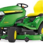 John Deere Rasentraktor X584 mit 137 cm Accel Deep Mähwerk