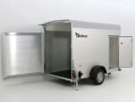 Debon Kofferanhänger Cargo H:190cm 1,3t|Alu, Polybug|Tür|grau-Neu – Bild 4
