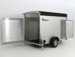 Debon Kofferanhänger Cargo  H:190cm 1,3t|Alu|Polybug|Tür|schwarz-Neu – Bild 6