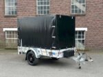 Koch-Anhänger Typ 4.13 Planenanhänger Edition 35 1300kg 250x125x160cm Aluminium mit schwarzer Plane