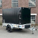 Koch-Anhänger Typ 4.13 Planenanhänger Edition 35 1300kg 250x125x160cm Aluminium mit schwarzer Plane