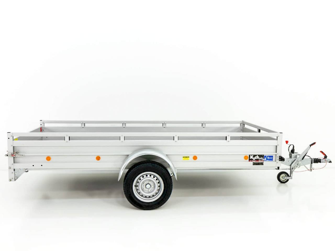 Koch208.1320350x150cm201300kg20KastenanhC3A4nger20Aluminium_4.jpg Koch-Anhänger Typ 8.13 Tieflader 1300kg 350x150x45cm Aluminium – Bild 1